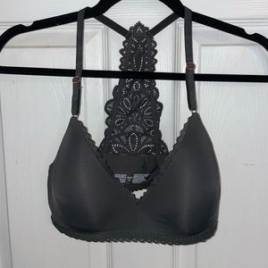 Dark gray, Aerie Wireless, everyday molded cup bra